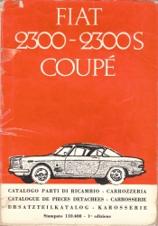 Fiat 2300S Coupe Parts Catalog