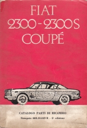 Fiat 2300S Coupe Parts Catalog